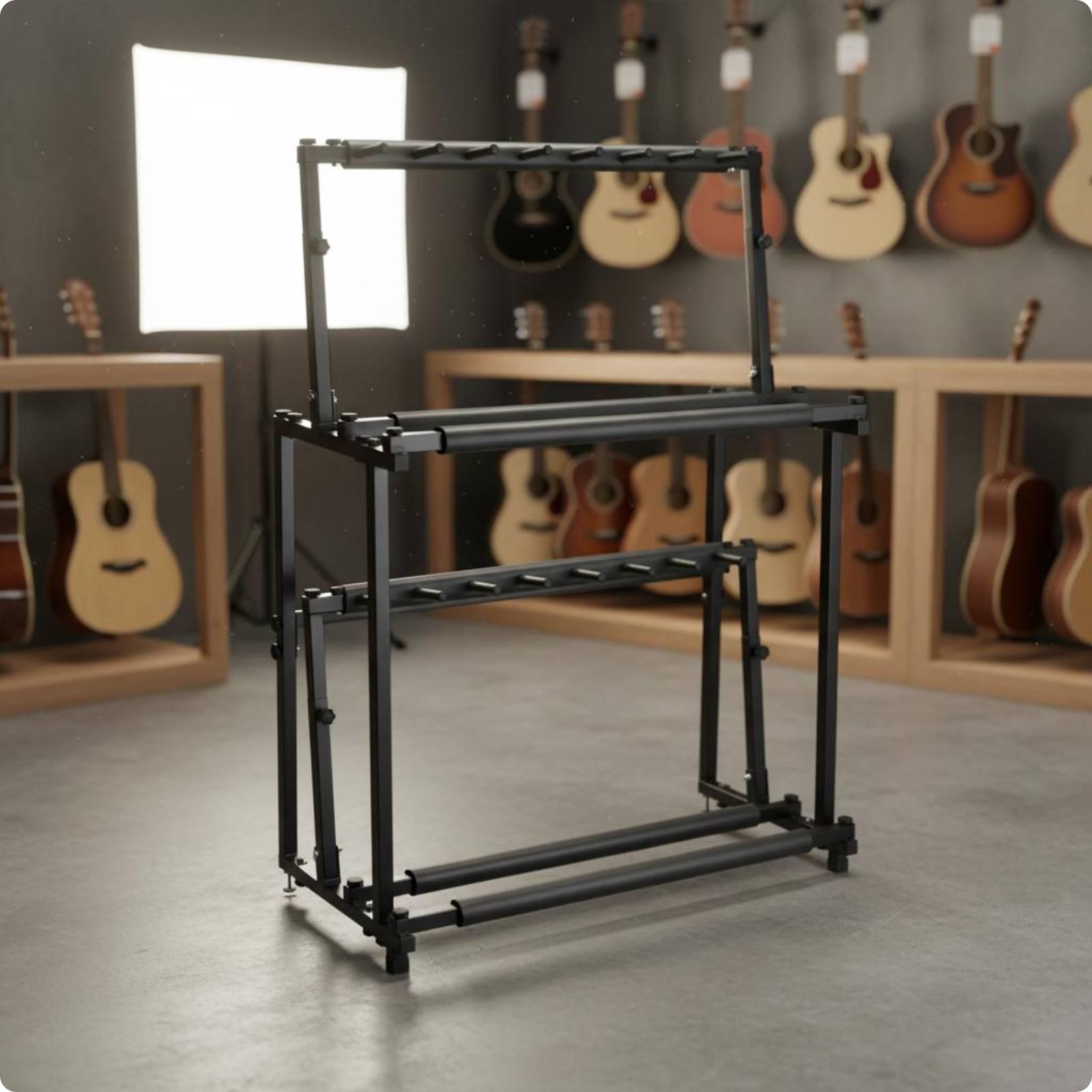 Musical Instrument Ukulele - Large Capacity Adjustable Ukulele Display Rack