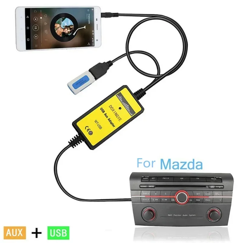 Musical Instrument Digital Interface - DOXINGYE USB AUX Mp3 Player Adapter